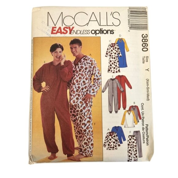 Simplicity & McCalls Sewing Pattern Lot Pajamas Robes Family Sleepwear Easy To S - Picture 7 of 13